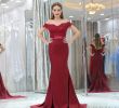 Red Mermaid Wedding Dresses Fresh Captivating Mermaid F Shoulder Sequin Lace Prom Dress with Applique