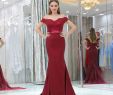 Red Mermaid Wedding Dresses Fresh Captivating Mermaid F Shoulder Sequin Lace Prom Dress with Applique