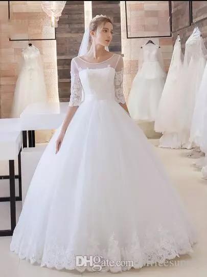 Relaxed Wedding Dresses Luxury Discount Stunning Boho Lace Wedding Dress Half Sleeve Lace Up Corset Princess Layered Floor Length Bridal Gowns Wedding Dress Shopping Wedding Dresses