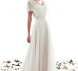 Retro Wedding Dresses Awesome Lace Up Simple Short Sleeves A Line Vintage Wedding Dress