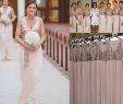 Rose Gold Wedding Gown Lovely Rose Gold Sparkly Sequins Long Bridesmaid Dresses 2017 V Neck Sheath Chiffon Beach Country Style Maid Of Honor Gowns Wedding Guest Dress
