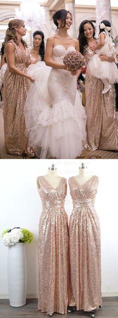 2c5a8ba0698e8db0abe192dc7fb8098e gold sequin bridesmaid dresses gold bridesmaids