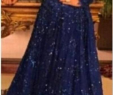 Royal Blue Wedding Dresses Plus Size Fresh New Arabic Long Sleeve Lace Muslim evening Dresses Capped