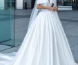 Ruffled Skirt Wedding Dresses Beautiful Elegant Deep V Neck Simple Real Image Long Train Wedding