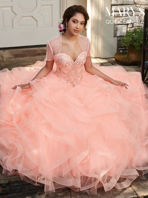 marys bridal mq2032 ruffle skirt quince dress 01 480