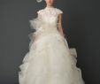 Ruffled Skirt Wedding Dresses Unique Vera Wang