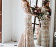 Rustic Lace Wedding Dresses Lovely Y Nude Mermaid Wedding Dresses Long Sleeve Ivory Lace