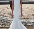 Rustic Wedding Dresses for Sale Awesome 2019 New Simple Mermaid Crepe Wedding Dresses Sleeveless Open Back Elegant Country Western Rustic Bridal Gowns Custom Made