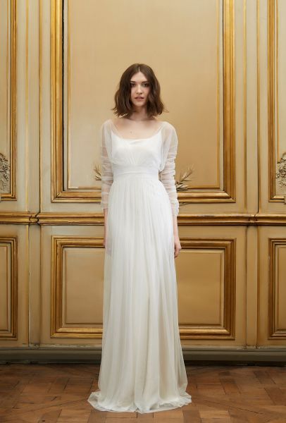 Saja Wedding Dresses Beautiful Brautkleider Mit Illusions Ausschnitt Y Elegant