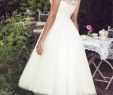 Sample Sale Wedding Dresses Online Awesome Discount Lace Tea Length Beach Wedding Dresses 2019 Vintage Sheer Neck Ivory Tulle A Line Country Style Short Bridal Gowns Monique Wedding Dresses