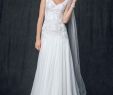 Sample Sale Wedding Dresses Online Elegant Chiffon A Line Gown with Beaded Bodice Style Ai