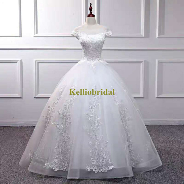 Sample Wedding Dresses Unique Classical Princess Ball Gown Wedding Dresses F Shoulder Fancy Puffy Skirt Wedding Gown for Brides Real Samples Bridal Dress Wedding Dress Cheap