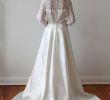 Satin and Lace Wedding Dresses Best Of Vintage 1970s Does 1950s Satin Wedding Dress with Lace Illusion Neckline and Lace Sleeves
