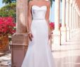 Satin Fit and Flare Wedding Dresses Beautiful Stil 6045 Satin Fit and Flare Dress Accented with A