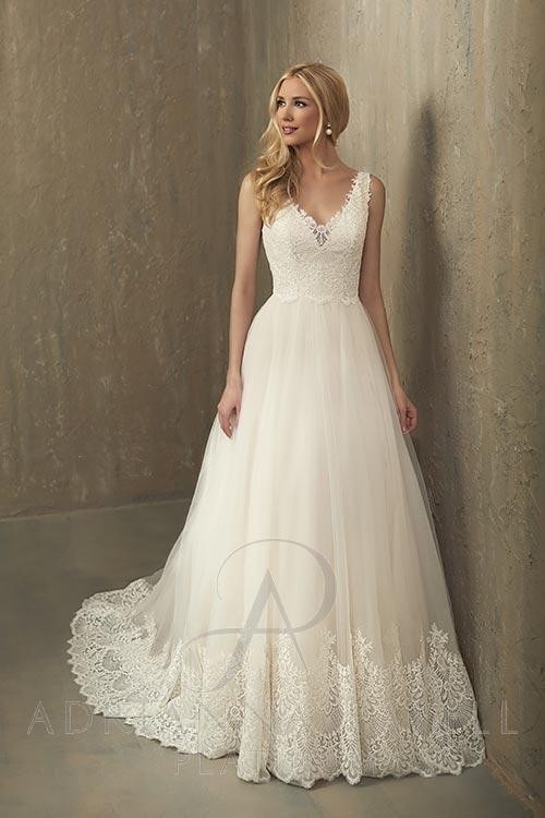 adrianna papell paisley wedding dress 01 163