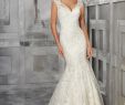 Scalloped Lace Wedding Dresses Unique Mori Lee 5562 Monet Lace Wedding Dress