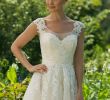 Scoop Neck Wedding Dresses Inspirational Style Illusion Scoop Neckline Gown with Lace
