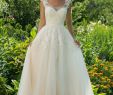 Scoop Neckline Wedding Dresses Awesome Style Illusion Scoop Neckline Gown with Lace
