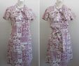 Sears Wedding Dresses Plus Size Beautiful Vintage 1960s Sears Fashions Mauve and Cream Dress Abstract Geometric and Floral Print Dress W Bow Collar & Belt Short Sleeve Career Dress