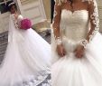 Second Hand Bridesmaid Dresses Awesome Discount Glamorous Long Sleeves Sheer Crew Neck A Line Wedding Dresses Puffy Tulle Lace Appliqued 2018 Church Bridal Gowns Pakistani Wedding Dresses