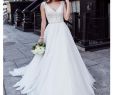 Second Marriage Wedding Dresses Color Luxury Discount 2019 Y Deep V Neck Lace top Wedding Dress Beads Sashes Appliques Floor Length Bride Dress Long Train Backless White Ivory Wedding Gown