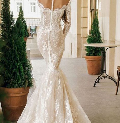 Second Time Around Wedding Dresses New Lacey Mermaid Wedding Gowns for Your Second Time Around