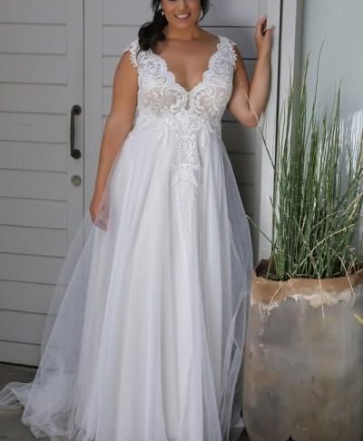 Second Time Wedding Dress New Plus Size Wedding Gowns 2018 Tracie 4