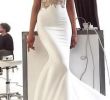 Sexy Back Wedding Dresses Awesome Charming Lace Y Backless Mermaid Jersey Prom Dresses
