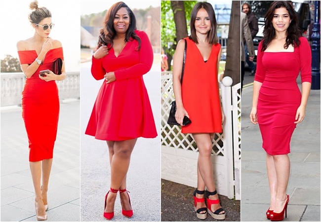 Little Red Dress for Various Body Type
