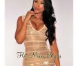 Sheath Style Dress Beautiful Used Gold Bandage Dress From Hot Miami Styles for Sale In