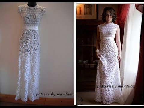 crochet wedding dress how to crochet wedding dress motif free pattern tutorial spectacular