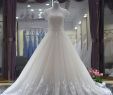 Short Ball Gown Wedding Dresses Elegant Beaded Scoop Neck Tulle Ball Gown Wedding Dress with Short Sleeves 2019 Court Train Wedding Gowns High Quality Personalized Bridal Gowns evening Gowns