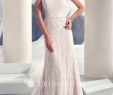 Short Beaded Wedding Dress Inspirational Short Sleeve Scoop Neck Lace Wedding Dress with Beading and