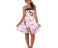 Short Camouflage Wedding Dresses New Realtree Short formal Dress with A Strapless top