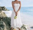 Short Casual Beach Wedding Dresses Elegant Informal Beach Wedding Dress