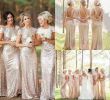 Short Gold Dresses for Wedding Inspirational 2016 Cheap Gold Sequins Sparkly Bridesmaid Dresses Plus Size Backless 2015 Long Wedding Party Guest Gowns Short Sleeves Custom Made Peacock Blue