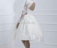 Short Lace Wedding Dresses Awesome wholesale Cheap Lace Open Back Short Wedding Dress Long