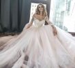 Short Off White Wedding Dresses New Discount 2018 New Elegant F Shoulders A Line Wedding Dresses Sheer Long Sleeves Lace Appliqued Tulle Long Chapel Train Bridal Gowns for Weedings