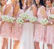 Short Pink Wedding Dresses Best Of Lovely Pink Short Bridesmaid Dresses for Juniors A Line Knee Length Lace Appliques with Sash Junior Maid Of Honor Gowns Home Ing Dress