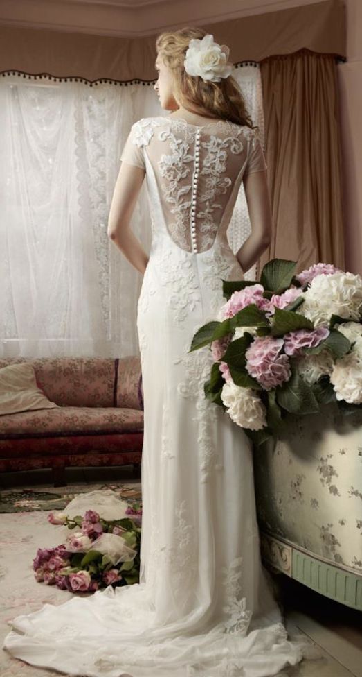 Short Sheath Wedding Dresses Awesome Short Sleeve Sheer button Down Back Wedding Dress