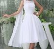 Short Simple Wedding Dresses Fresh Simple Short White Custom Wedding Dress Wedding