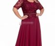 Short Sleeve Dresses for Wedding Guests Best Of Burgundy Plus Size Mother the Bride Dresses with Short