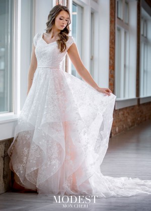 Short Sleeve Wedding Dresses Fresh Modest Bridal by Mon Cheri