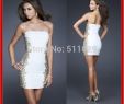Short Tight Wedding Dresses Unique Free Shipping Od 162 Strapless Tight Fitted Smart Cocktail