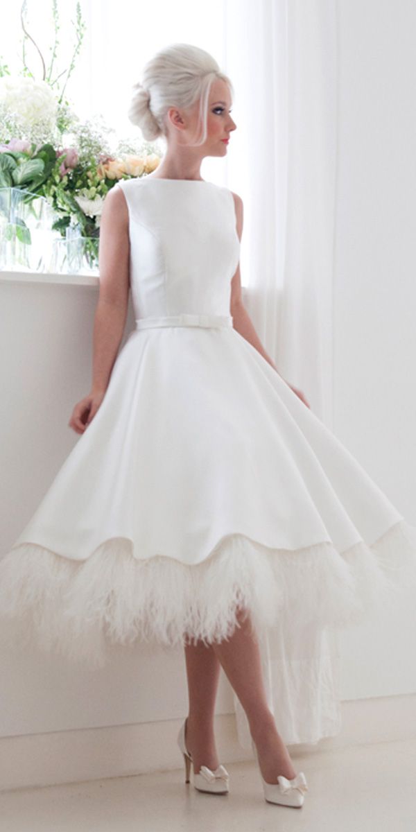 Short Winter Wedding Dresses Inspirational 24 Gorgeous Tea Length Wedding Dresses