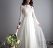 Silk Chiffon Wedding Dresses Fresh Long Sleeve Wedding Dress Scoop Back Wedding Dress Wear