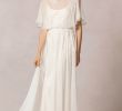 Silk Chiffon Wedding Dresses Lovely Casual Flutter Sleeved Lace Decorated Silk Chiffon Vintage