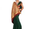 Silk Price Elegant Utsav Fashion Bottle Green and Brown Pure Mysore Silk Saree
