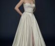 Silk Wedding Dresses Elegant Valkona Light Gray Pearl Silk Wedding Dress Cups Push Up