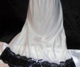 Silky White Dresses Best Of Stunning Vtg Silky White Half Slip 24 to 40 Waist Stunning